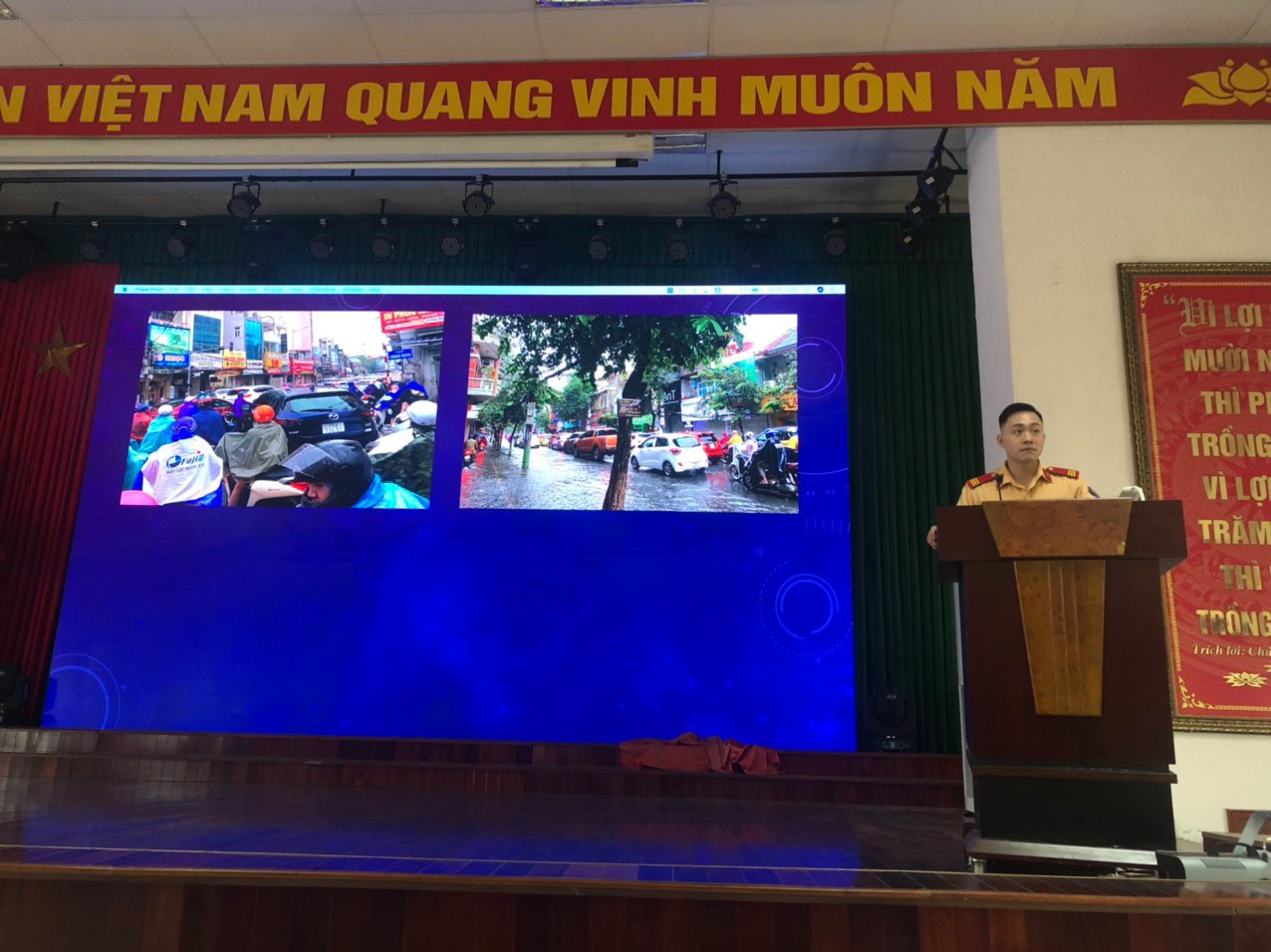 Tuyên truyền, giáo dục Luật giao thông đường bộ cho  sinh viên trường Cao Y tế Hải Phòng